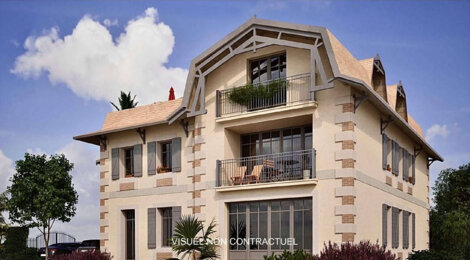Programme immobilier neuf VILLA ALLEGRIA - Arcachon : 3 appartements neufs à deux pas du port, plage et commerces (33120) - Référence : 14978