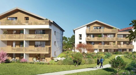 Programme immobilier neuf Saleve Parc 20% - Archamps vue sur le massif du Salève (74160) - Référence : 16037
