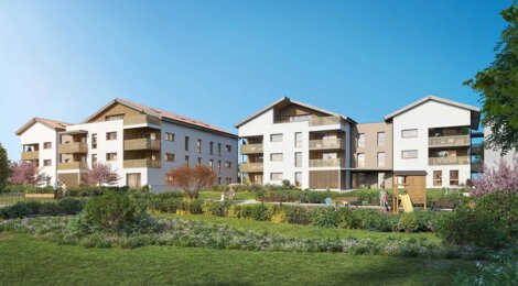 Programme immobilier neuf Saleve Parc 20% - Archamps vue sur le massif du Salève (74160) - Référence : 16037