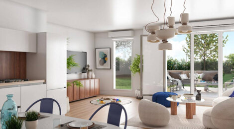 Programme immobilier neuf L'Eclat - Arcueil : appartements neufs face au Square de la Libération, luminosité et espaces verts (94110) - Référence : 15615