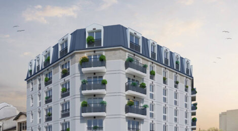 Programme immobilier neuf LES TERRASSES D'ARGENTEUIL RC - Argenteuil : Appartements studio–T4 avec parking, fenêtres mansardées et commerces à 4 min de la gare du centre (95100) - Référence : 18037