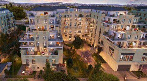 Programme immobilier neuf LES JARDINS BALZAC - Argenteuil : Appartements studio–T5 avec terrasses, jardins et parking sécurisé proche de la gare (95100) - Référence : 17144
