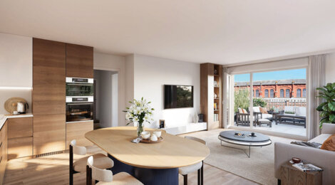Programme immobilier neuf Les Terrasses du Parc - Armentières à 15 min en TER de Lille (59280) - Référence : 15786