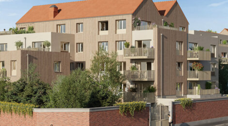 Programme immobilier neuf Les Terrasses du Parc - Armentières à 15 min en TER de Lille (59280) - Référence : 15786