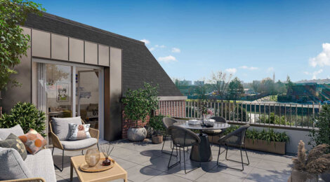 Programme immobilier neuf Les Berges de la Lys - Armentières : appartements neufs du studio au 5 pièces aux bords de la Lys (59280) - Référence : 15076