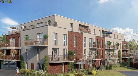 Programme immobilier neuf Residence Ebene - Armentières : Appartements studio–T4 avec terrasses, parking sécurisé et proximité centre-ville et lac (59280) - Référence : 14790