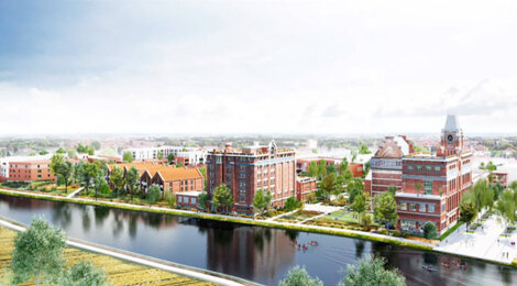 Programme immobilier neuf DOMAINE MOTTE CORDONNIER PINEL - Armentières : Appartements T1–T4 avec jardins, terrasses et charme historique en bord de Lys (59280) - Référence : 14201