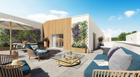 Programme immobilier neuf Le Clos du Marverand - Arnas : Appartements T2–T5 avec jardins, terrasses et parkings dans le quartier des Prés du Marverand (69400) - Référence : 4936