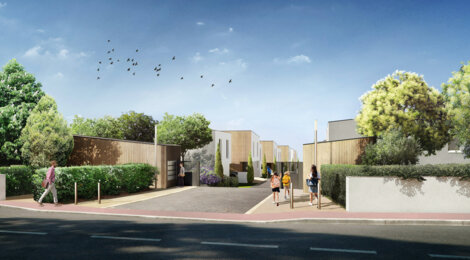 Programme immobilier neuf Villas andromède - Artigues-près-Bordeaux : Villas T5 avec piscine, panneaux solaires et jardins 350 m² proche du Parc et des commerces (33370) - Référence : 6358
