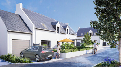 Programme immobilier neuf Le Courtil - Arzon centre-bourg proche port du Crouesty (56640) - Référence : 15696