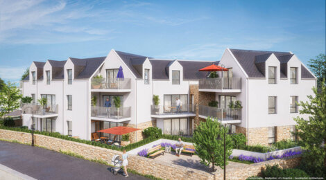Programme immobilier neuf Le Courtil - Arzon centre-bourg proche port du Crouesty (56640) - Référence : 15696