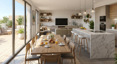 Programme immobilier neuf ARANEA - Ascain centre à 15 min des plages de Saint-Jean-Luz (64310) - Référence : 14043