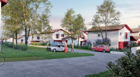Programme immobilier neuf ARANEA - Ascain centre à 15 min des plages de Saint-Jean-Luz (64310) - Référence : 14043