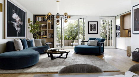 Programme immobilier neuf Villa des Arts - Asnières-sur-Seine : Appartements studio–T4 avec balcons, loggias et style Art Déco à 800 m du métro Les Agnettes (92600) - Référence : 17247