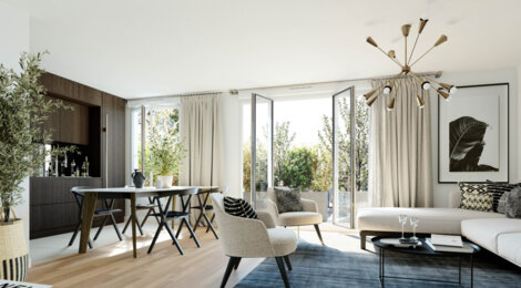 Programme immobilier neuf Villa des Arts II - Asnières-sur-Seine : Appartements studio–T4 avec balcons, terrasses et architecture Art Déco à 800m de la gare Les Agnettes (92600) - Référence : 6673