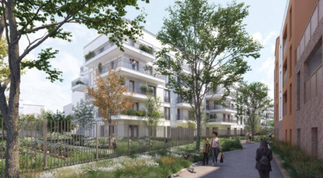 Programme immobilier neuf Les Allées du Parc - Aubervilliers à deux pas de l’Hôtel de Ville (93300) - Référence : 16459