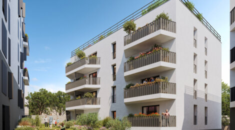 Programme immobilier neuf L’orée du canal - Aubervilliers à deux pas du métro ligne 12 (93300) - Référence : 16430