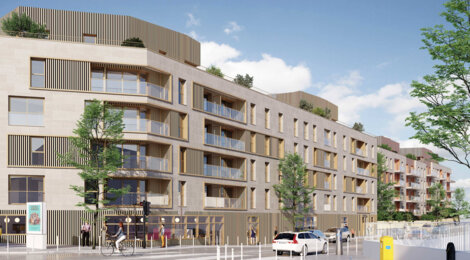 Programme immobilier neuf Le Clos des Vertus - Aubervilliers à moins de 500m du Canal de Saint-Denis (93300) - Référence : 16614