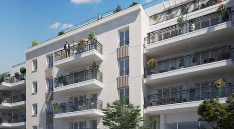 Programme immobilier neuf Le Léopold - Aubervilliers à proximité à pied du métro ligne 7 (93300) - Référence : 16670