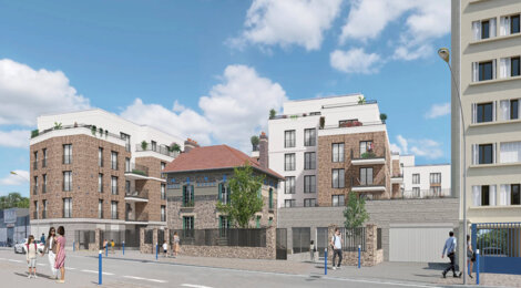 Programme immobilier neuf PASSAGE DES ARTS - Aubervilliers à quelques minutes à pied de la future gare ligne 15 Est (93300) - Référence : 16569