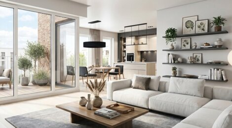 Programme immobilier neuf PASSAGE DES ARTS - Aubervilliers à quelques minutes à pied de la future gare ligne 15 Est (93300) - Référence : 16569