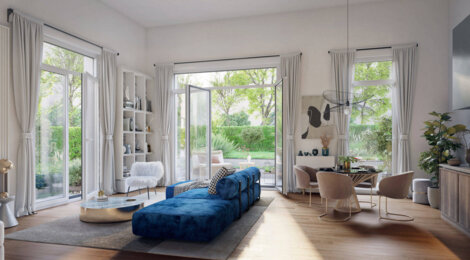 Programme immobilier neuf JARDINS DU LANDY -  Aubervilliers : appartements neufs du studio au 4 pièces proche du canal Saint-Denis (93300) - Référence : 15559