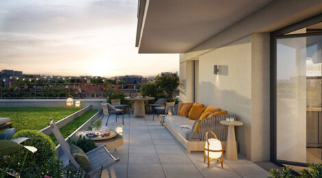 Programme immobilier neuf JARDINS DU LANDY -  Aubervilliers : appartements neufs du studio au 4 pièces proche du canal Saint-Denis (93300) - Référence : 15559