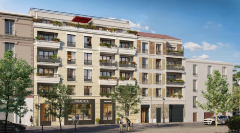 Programme immobilier neuf JARDINS DU LANDY -  Aubervilliers : appartements neufs du studio au 4 pièces proche du canal Saint-Denis (93300) - Référence : 15559