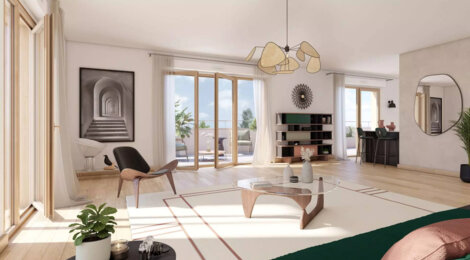 Programme immobilier neuf LES TERRASSES CLAUDEL - LES TERRASSES CLAUDEL - TR1 Collectifs Libre - Aubervilliers : appartements neufs du studio au 5 pièces à 2 pas du métro 7 (93300) - Référence : 15400