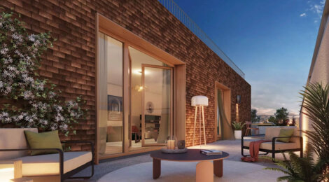 Programme immobilier neuf LES TERRASSES CLAUDEL - LES TERRASSES CLAUDEL - TR1 Collectifs Libre - Aubervilliers : appartements neufs du studio au 5 pièces à 2 pas du métro 7 (93300) - Référence : 15400