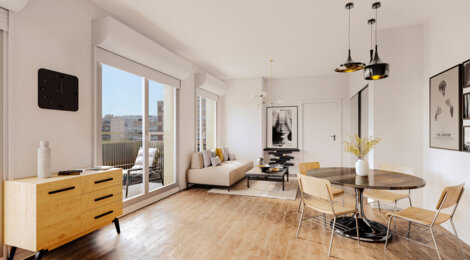 Programme immobilier neuf LES ATELIERS 63 - Aubervilliers : appartements neufs industriels en plein centre-ville (93300) - Référence : 14859