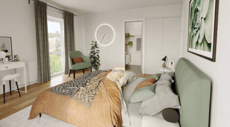 Programme immobilier neuf Le Vaillant - Aubervilliers : Appartements T2–T4 avec loggias, double vitrage et proximité centre-ville (93300) - Référence : 18021