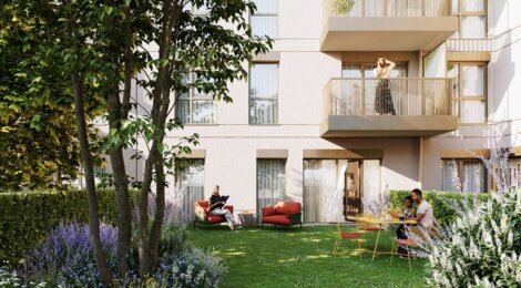 Programme immobilier neuf FAUBOURG 19 - Aubervilliers proche des métros 7 et 12 (93300) - Référence : 18095