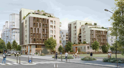 Programme immobilier neuf Symbiose - Aubervilliers proche du futur campus Condorcet (93500) - Référence : 16975