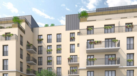 Programme immobilier neuf Les Terrasses du Canal - Aubervilliers proche métro 12 et future ligne 15 (93300) - Référence : 16351