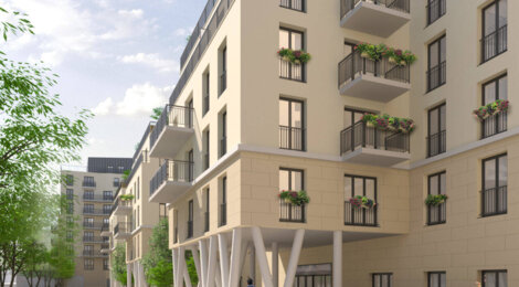 Programme immobilier neuf Les Terrasses du Canal - Aubervilliers proche métro 12 et future ligne 15 (93300) - Référence : 16351