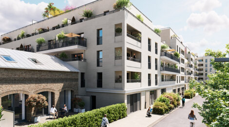 Programme immobilier neuf COUR PIVERT - Aubervilliers résidence verdoyante proche du métro ligne 7 (93300) - Référence : 18115