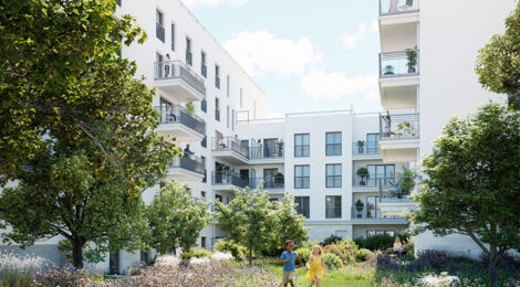 Programme immobilier neuf COUR PIVERT - Aubervilliers résidence verdoyante proche du métro ligne 7 (93300) - Référence : 18115