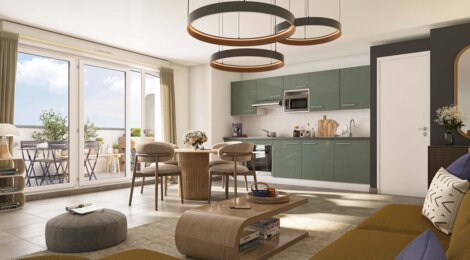 Programme immobilier neuf RÉSIDENCE MAZUREVA - Aucamville : appartements neufs du studio au 4 pièces à 15 min des bassins d’emplois aéronautiques (31140) - Référence : 14863
