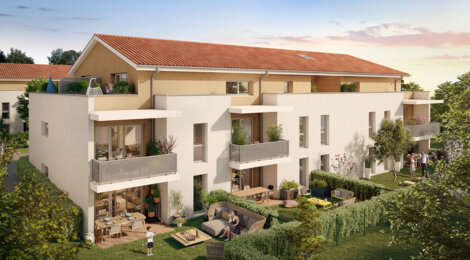 Programme immobilier neuf RÉSIDENCE MAZUREVA - Aucamville : appartements neufs du studio au 4 pièces à 15 min des bassins d’emplois aéronautiques (31140) - Référence : 14863