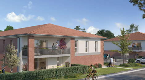 Programme immobilier neuf LIVA - Aucamville proche du métro et centre commercial (31140) - Référence : 14865