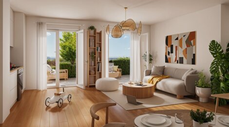 Programme immobilier neuf LE FLOREAL - Aulnay-sous-Bois à distance piétonne de la gare RER B (93600) - Référence : 16535