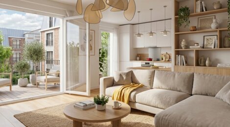 Programme immobilier neuf LE FLOREAL - Aulnay-sous-Bois à distance piétonne de la gare RER B (93600) - Référence : 16535