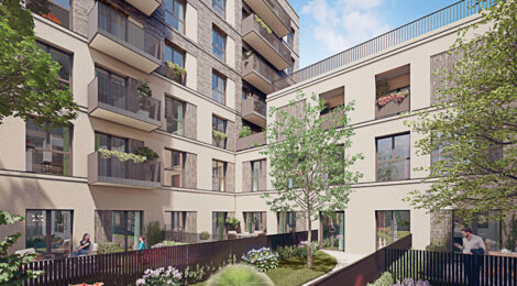 Programme immobilier neuf NEWART - Aulnay-sous-Bois à proximité piétonne du futur métro ligne 16 (93600) - Référence : 12323