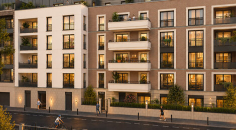 Programme immobilier neuf IDEALIA - Aulnay-sous-Bois proche RER et espaces verts (93600) - Référence : 18410