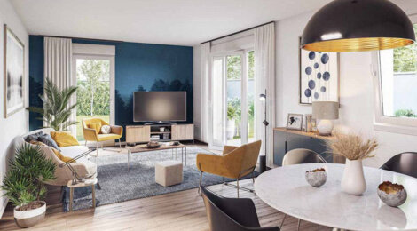 Programme immobilier neuf L'Ecrin de la Rhonelle - Aulnoy-Lez-Valenciennes : appartements neufs du studio au 4 pièces proche du tramway (59300) - Référence : 13891