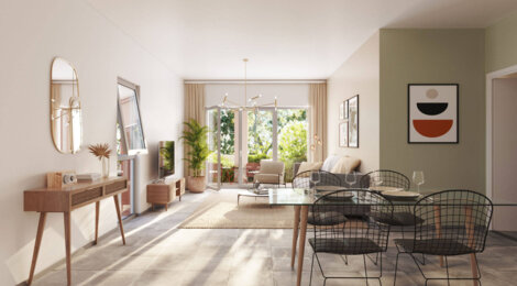 Programme immobilier neuf L'Ecrin de la Rhonelle - Aulnoy-Lez-Valenciennes : appartements neufs du studio au 4 pièces proche du tramway (59300) - Référence : 13891
