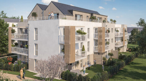 Programme immobilier neuf L'Ancrage - Auray adresse de charme à quelques minutes de la gare (56400) - Référence : 17273