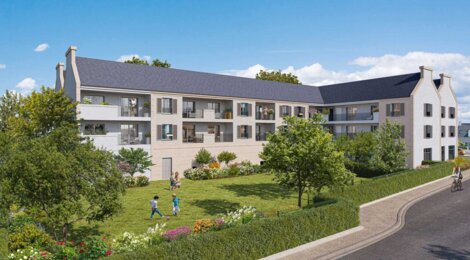 Programme immobilier neuf Le Clos Ty Guen - Auray : appartements neufs 2 à 4 pièces à 20 min des plages de Carnac (56400) - Référence : 15662