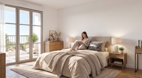 Programme immobilier neuf Le Clos Ty Guen - Auray : appartements neufs 2 à 4 pièces à 20 min des plages de Carnac (56400) - Référence : 15662